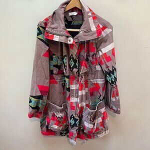 Tasha Polizzi Collection Keva Aztec Blanket‎ Coat - Sz. S